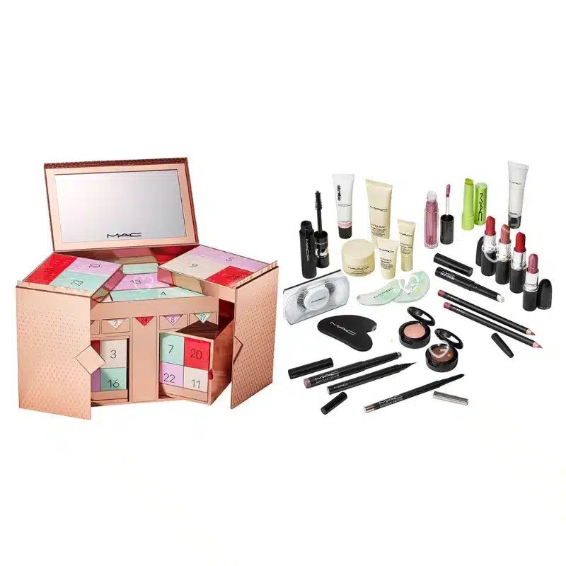 Calendrier de l’Avent Rouge Iconique – Édition Maquillage