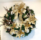 Guirlanda Natalina Folhagens - 60CM